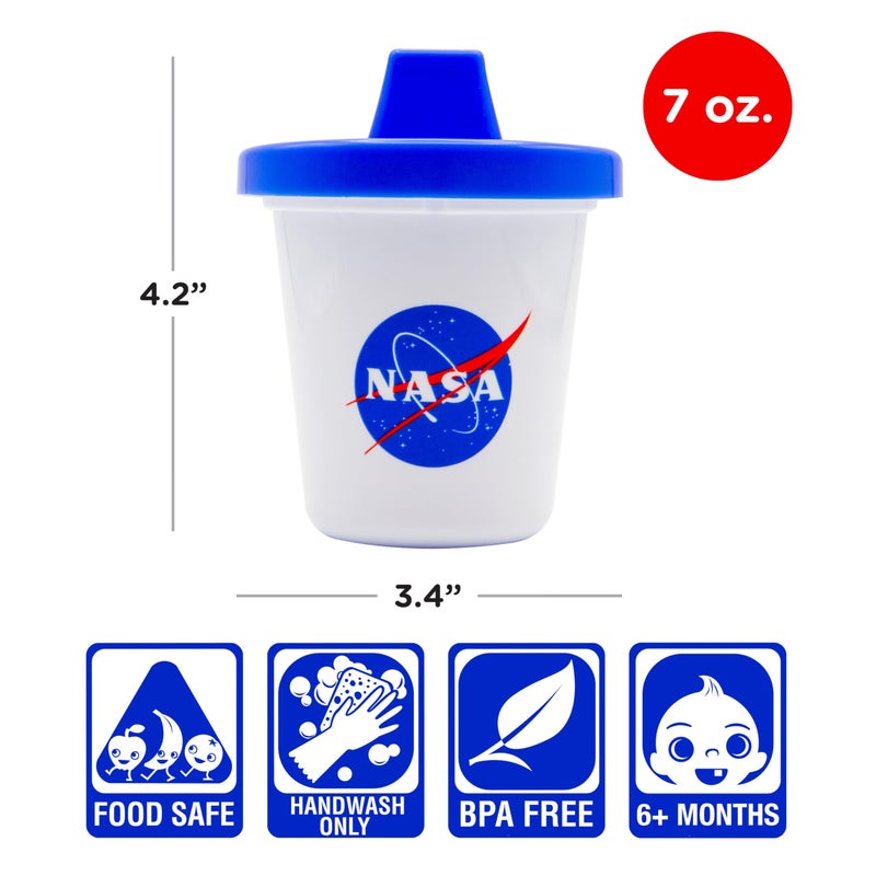 GAMAGO NASA Baby Sippy Cup - Adorably Cute Learner Sippy Cup for Babies, Toddlers and Kids - 6+ Months Old - Holds 7 Ounces - BPA-Free - Food-Safe - Spill Proof - Easy to Clean - Image 2